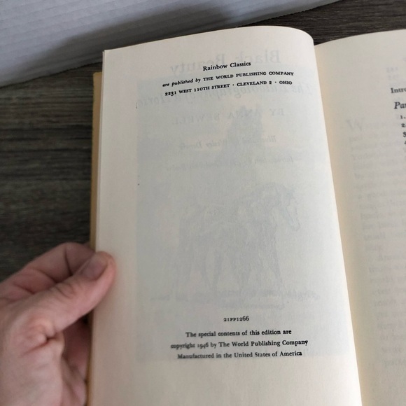 1946 Hardcover Black Beauty by Anna Sewell - Picture 6 of 10